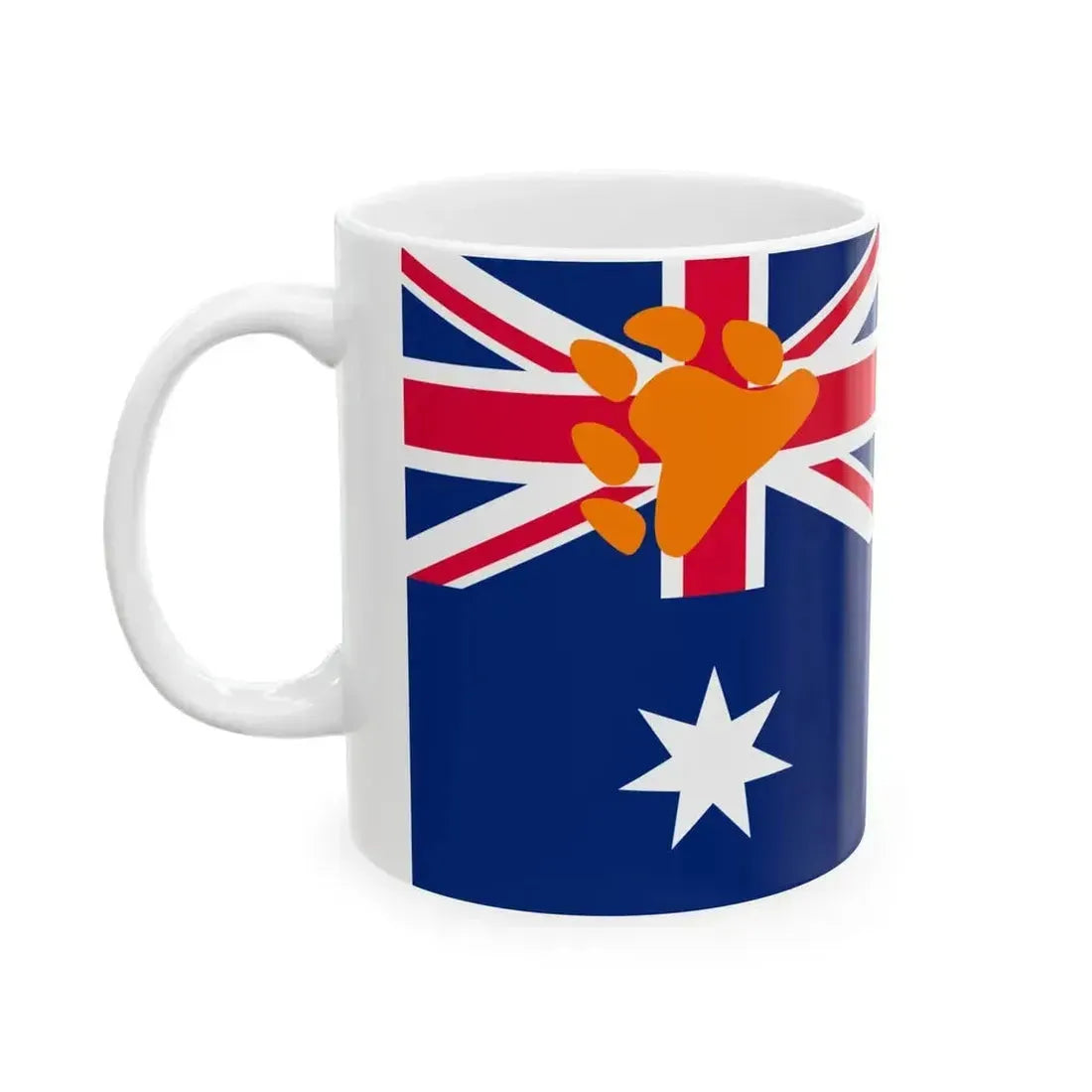 Bear Pride flag of Australia (Australia) White Coffee Mug - Go Mug Yourself