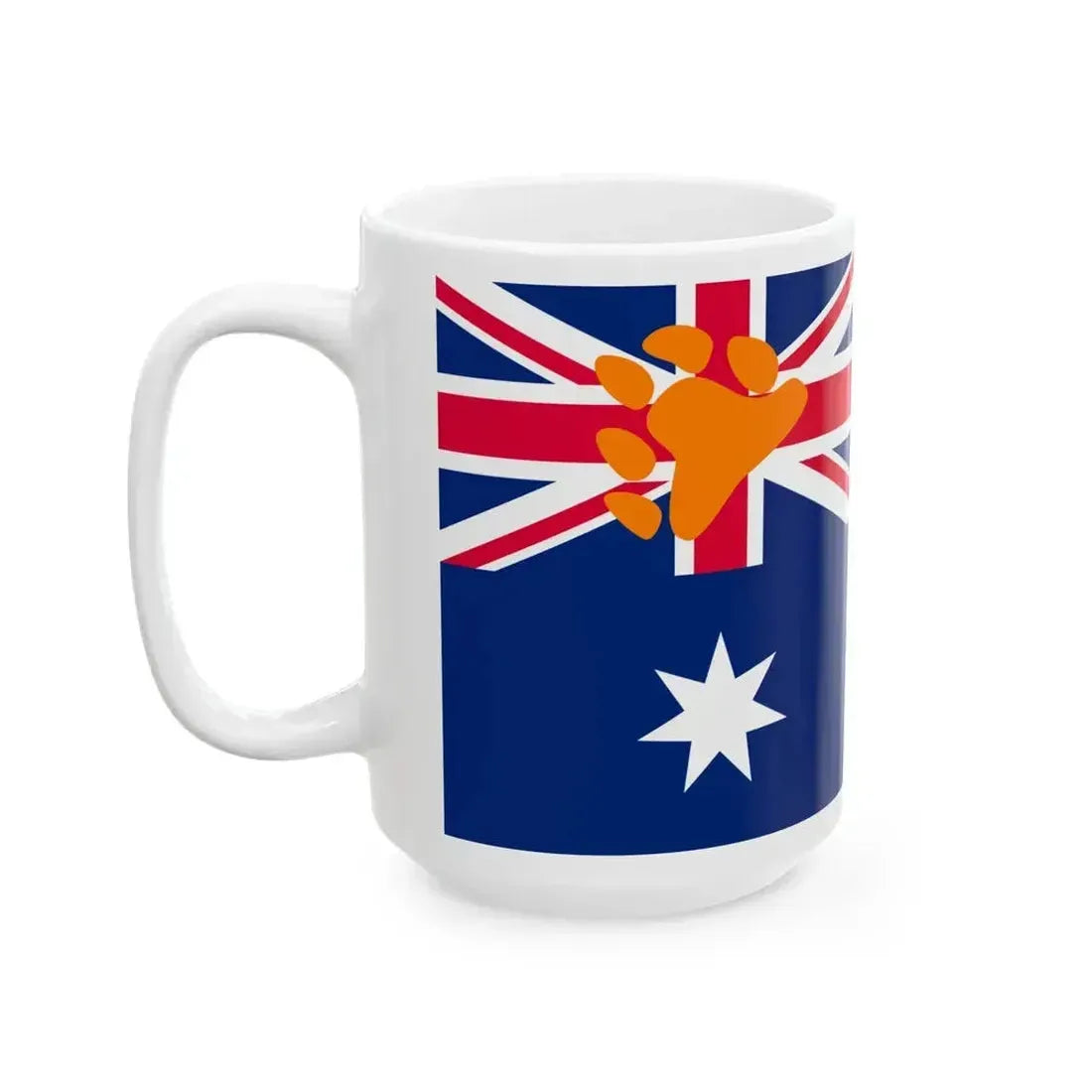 Bear Pride flag of Australia (Australia) White Coffee Mug - Go Mug Yourself