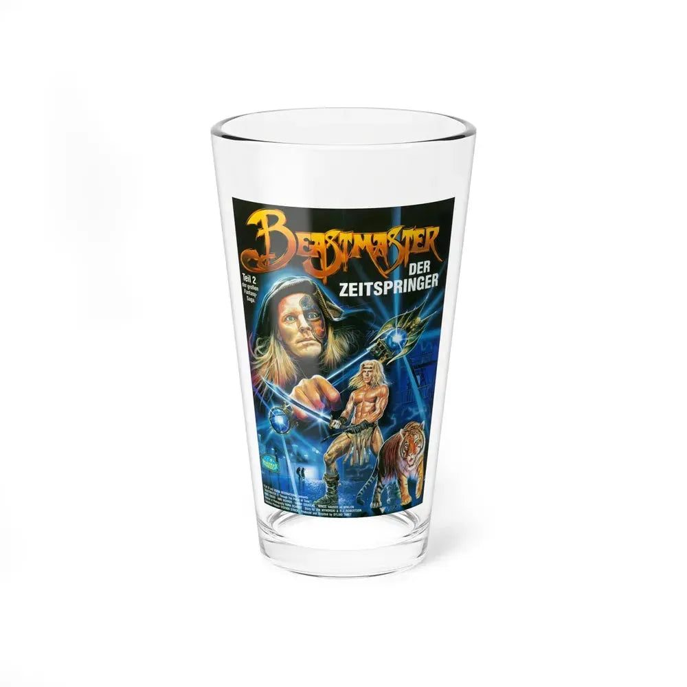BEASTMASTER 2 (GERMAN) 1991 Movie Poster - Pint Glass 16oz 16oz - Go Mug Yourself