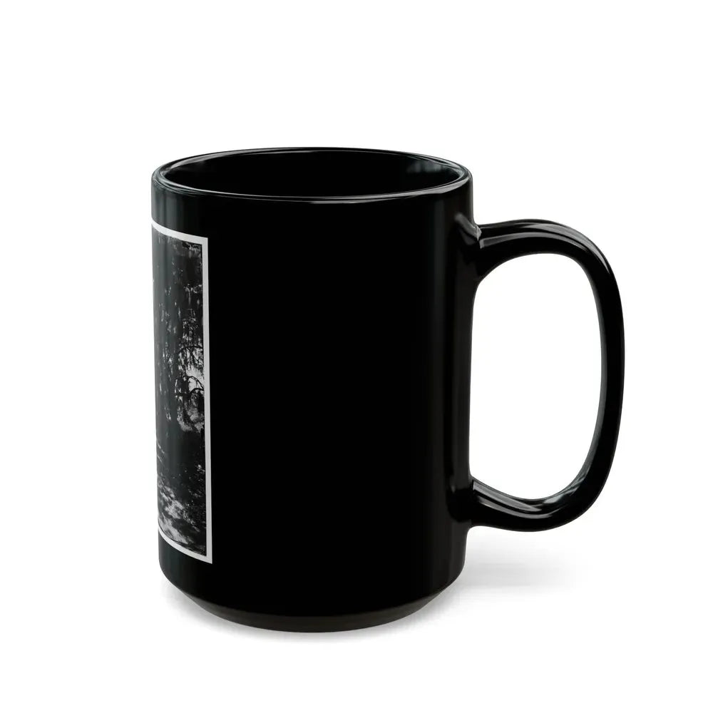 Beaufort, Port Royal Island, South Carolina. Live Oak Avenue Robert B. Rhett's Plantation (U.S. Civil War) Black Coffee Mug - Go Mug Yourself