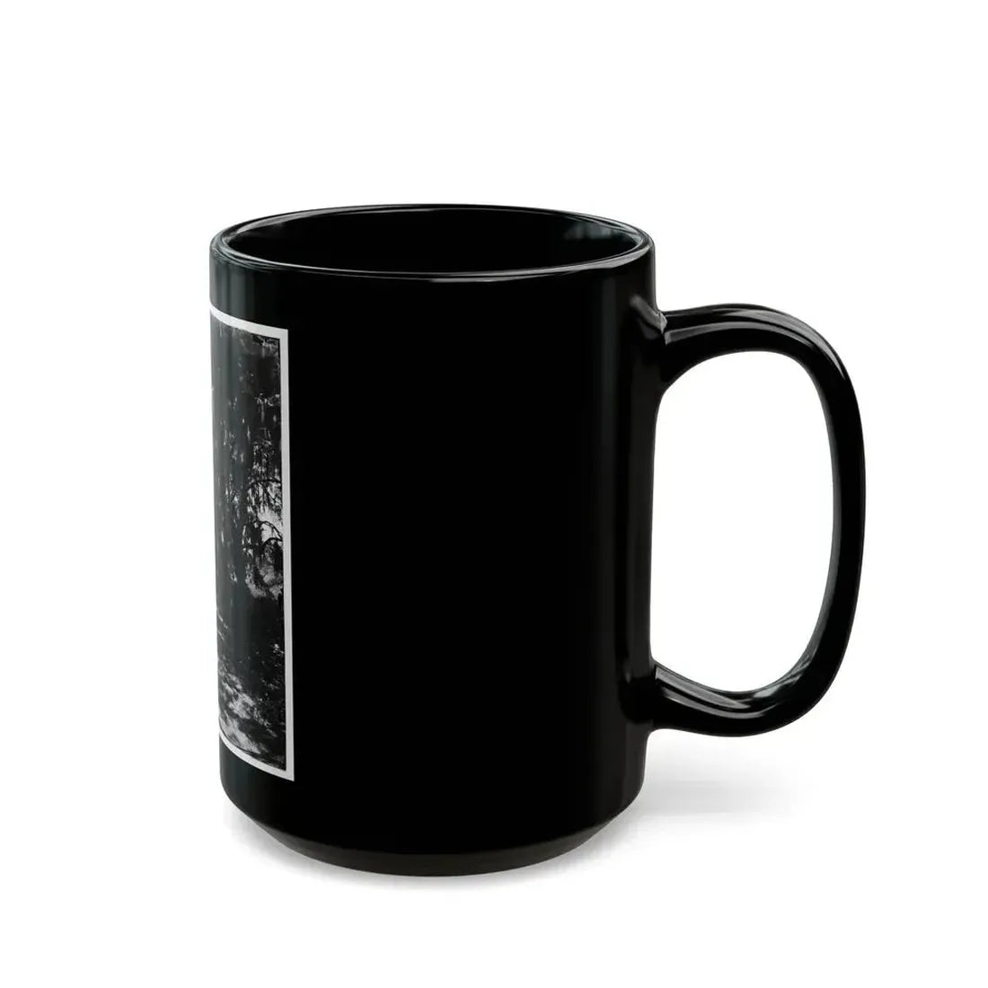 Beaufort, Port Royal Island, South Carolina. Live Oak Avenue Robert B. Rhett's Plantation (U.S. Civil War) Black Coffee Mug - Go Mug Yourself
