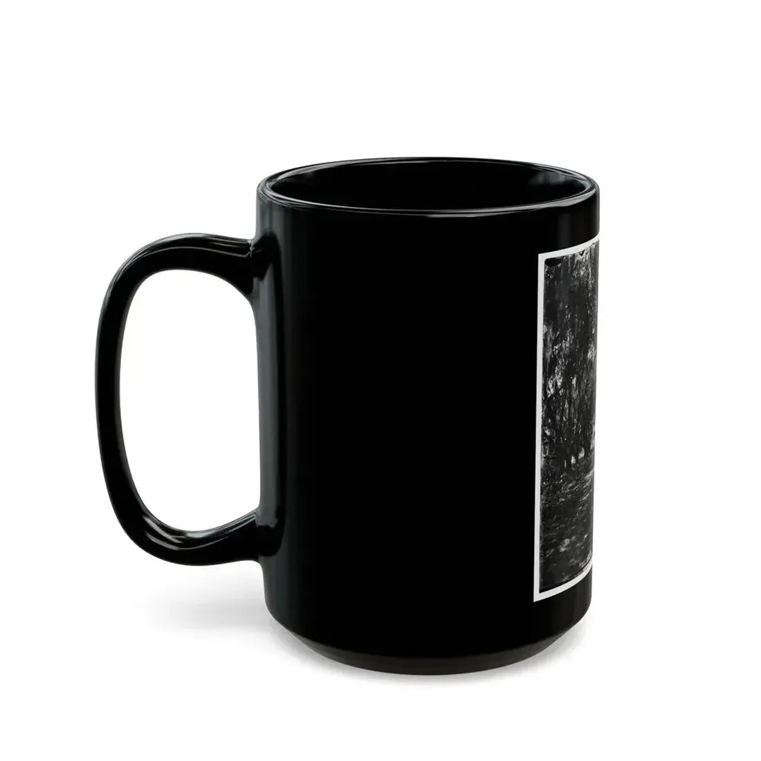 Beaufort, Port Royal Island, South Carolina. Live Oak Avenue Robert B. Rhett's Plantation (U.S. Civil War) Black Coffee Mug - Go Mug Yourself