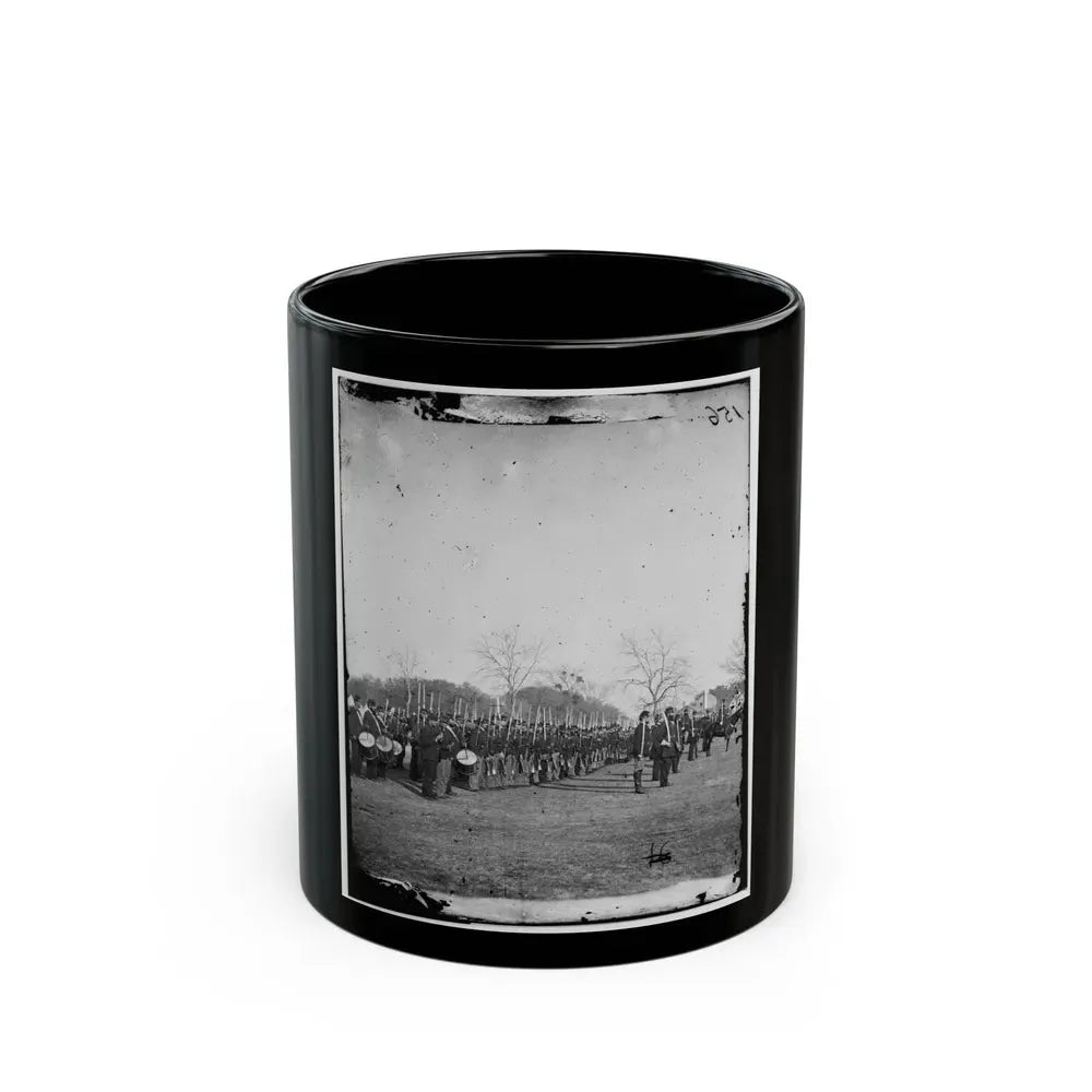 Beaufort, S.C. 50th Pennsylvania Infantry In Parade Formation (U.S. Civil War) Black Coffee Mug 11oz - Go Mug Yourself