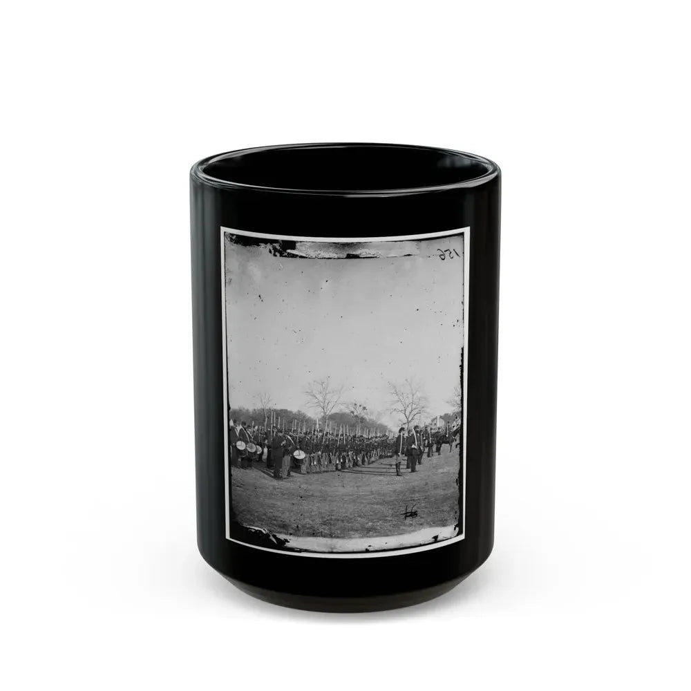 Beaufort, S.C. 50th Pennsylvania Infantry In Parade Formation (U.S. Civil War) Black Coffee Mug 15oz - Go Mug Yourself