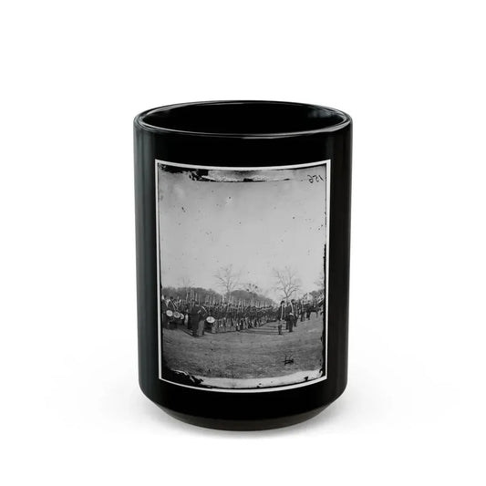 Beaufort, S.C. 50th Pennsylvania Infantry In Parade Formation (U.S. Civil War) Black Coffee Mug 15oz - Go Mug Yourself
