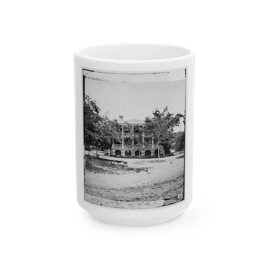 Beaufort, South Carolina. Robert Barnwell Rhett's Residence (U.S. Civil War) White Coffee Mug 15oz - Go Mug Yourself