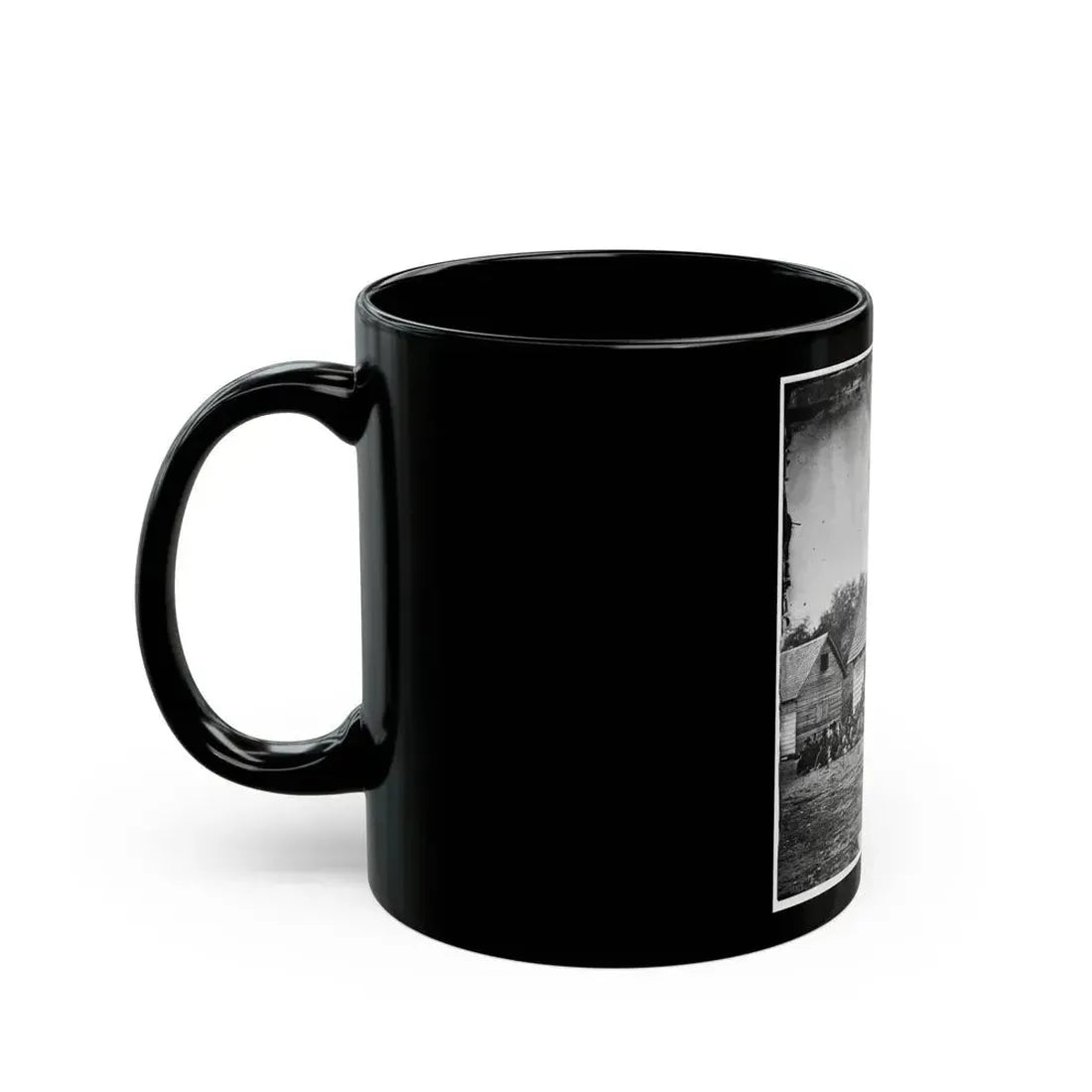 Beaufort, South Carolina. Shooting I.E., Shouting Party On J.J. Smith's Plantation (U.S. Civil War) Black Coffee Mug - Go Mug Yourself