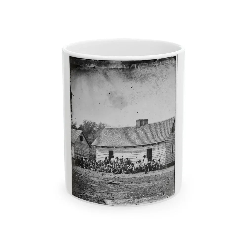 Beaufort, South Carolina. Shooting I.E., Shouting Party On J.J. Smith's Plantation (U.S. Civil War) White Coffee Mug 11oz - Go Mug Yourself