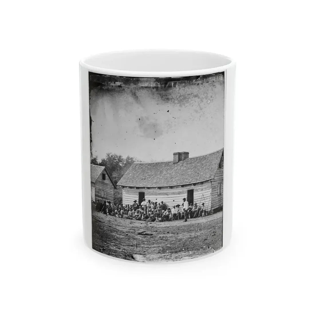 Beaufort, South Carolina. Shooting I.E., Shouting Party On J.J. Smith's Plantation (U.S. Civil War) White Coffee Mug 11oz - Go Mug Yourself