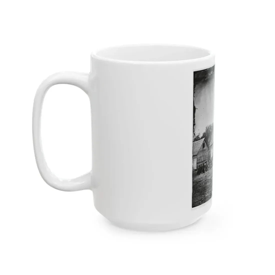 Beaufort, South Carolina. Shooting I.E., Shouting Party On J.J. Smith's Plantation (U.S. Civil War) White Coffee Mug - Go Mug Yourself