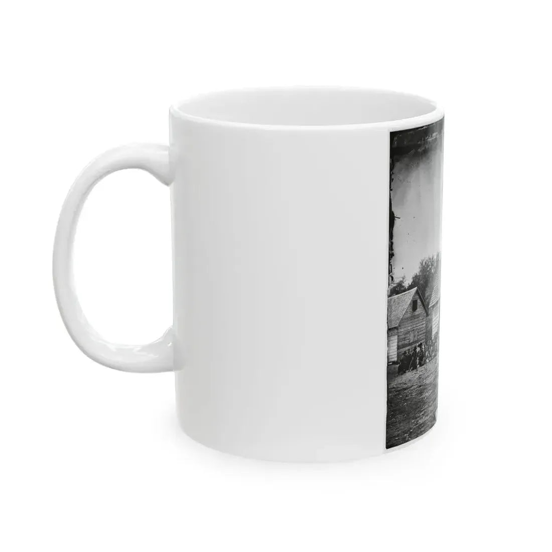 Beaufort, South Carolina. Shooting I.E., Shouting Party On J.J. Smith's Plantation (U.S. Civil War) White Coffee Mug - Go Mug Yourself