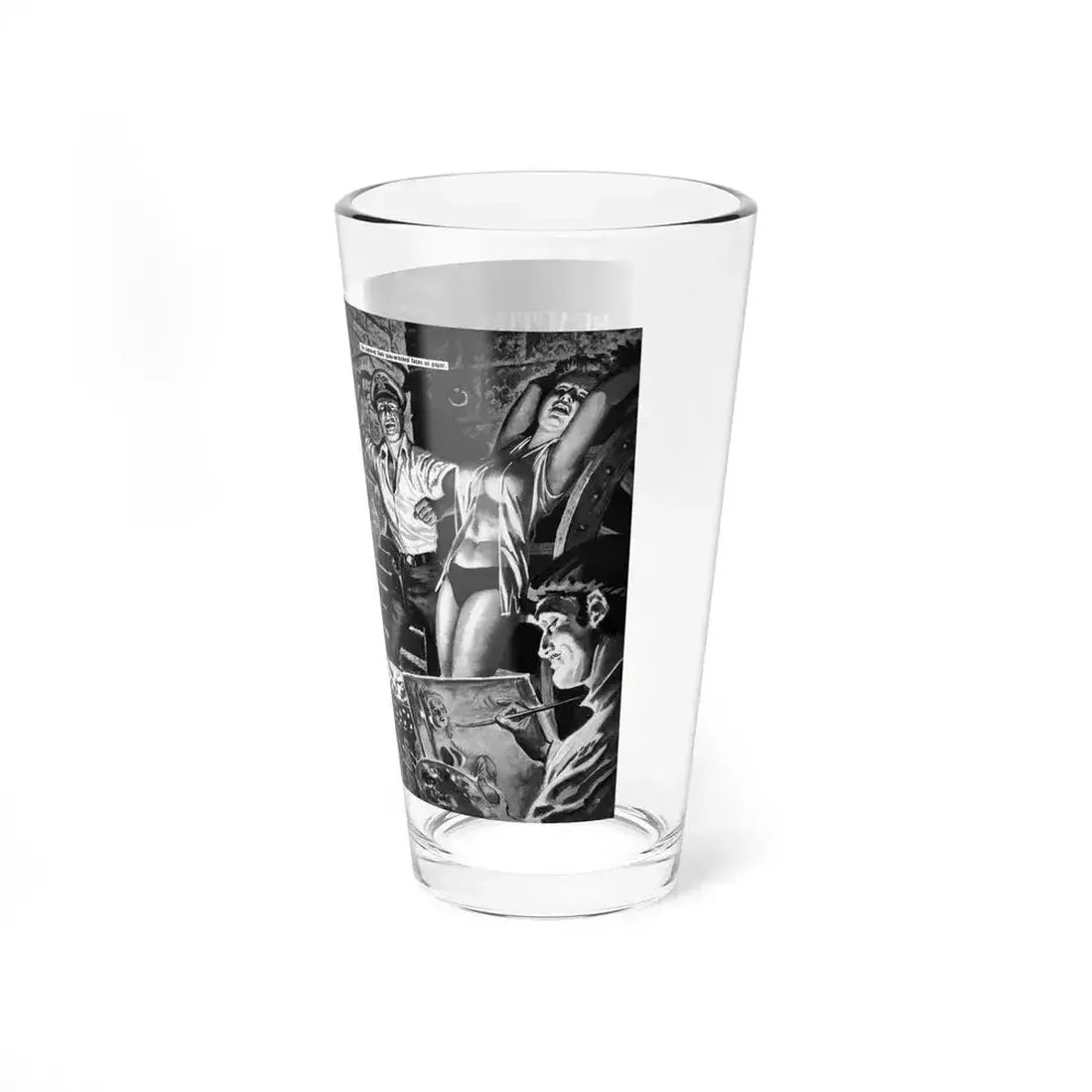 Beauties For The Nazi Artist of Agony, Mans Book, April 1967 (Magazine Illustration) Pint Glass 16oz - Go Mug Yourself