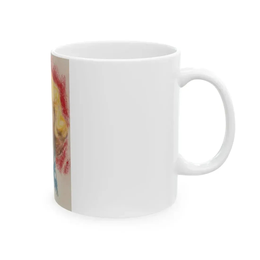 Beauty in Blue - White Coffee Mug - Go Mug Yourself