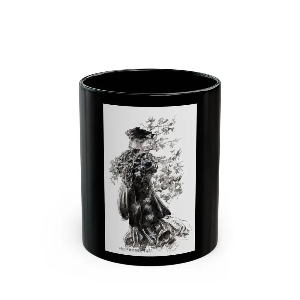 Beauty in Fall - Black Coffee Mug 11oz - Go Mug Yourself