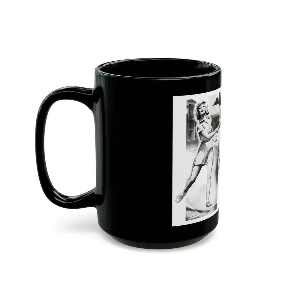 Beauty Is More Than Skin Deep, Physical Culture, September 1940 - Black Coffee Mug - Go Mug Yourself