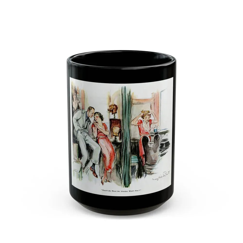 Beauty Parlour Intrigue, 1936 - Black Coffee Mug 15oz - Go Mug Yourself