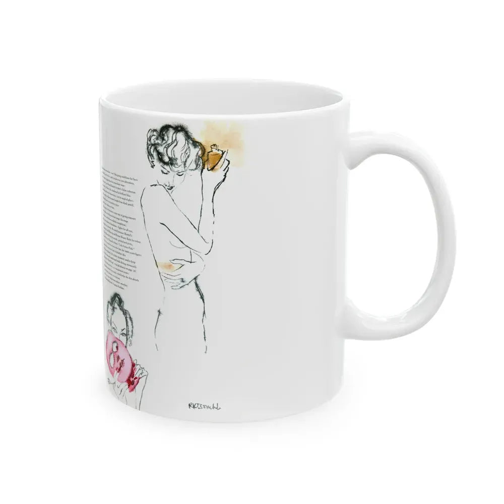 Beauty, Ready-To-Wear Designs, 1954 - White Coffee Mug - Go Mug Yourself