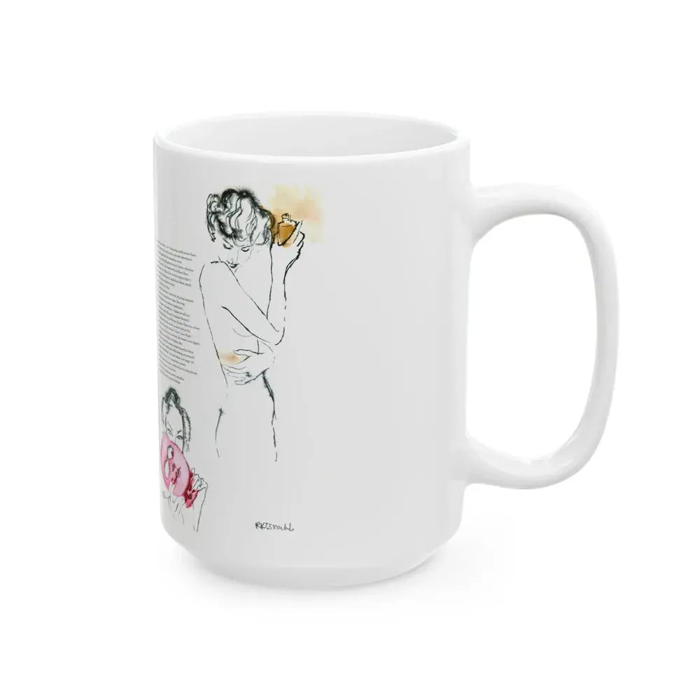 Beauty, Ready-To-Wear Designs, 1954 - White Coffee Mug - Go Mug Yourself