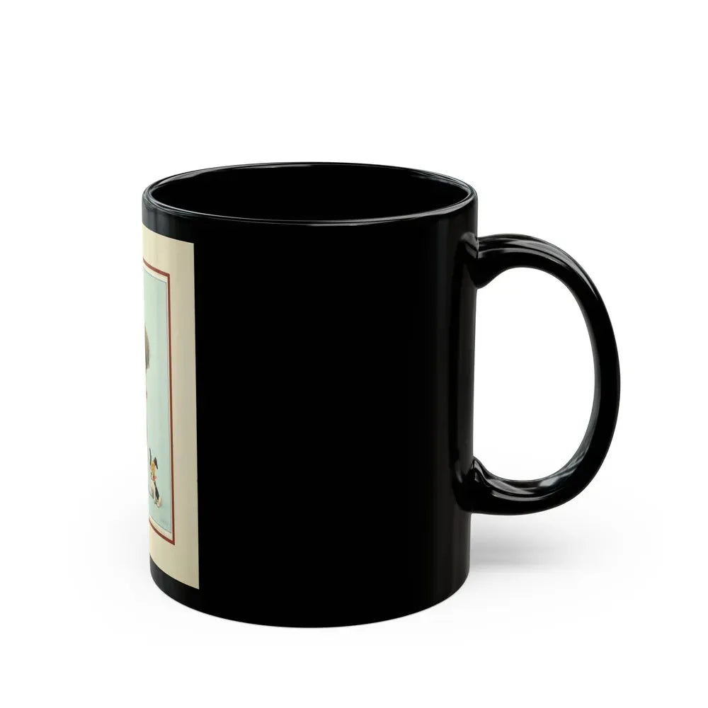 Beauty Salon, Calendar Illustration - Black Coffee Mug - Go Mug Yourself