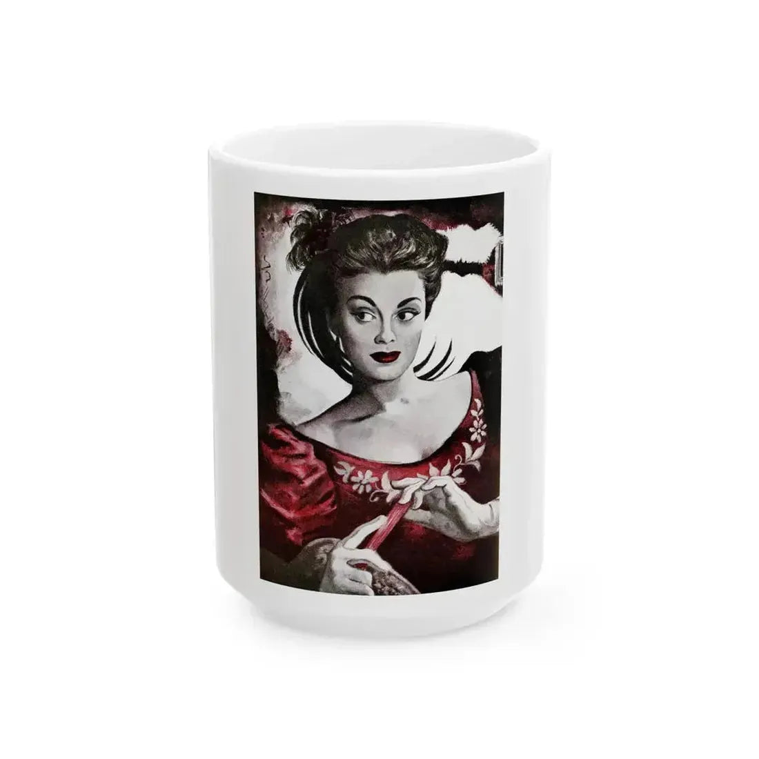 Bedelia, Good Housekeeping, September 1944 - White Coffee Mug 15oz - Go Mug Yourself