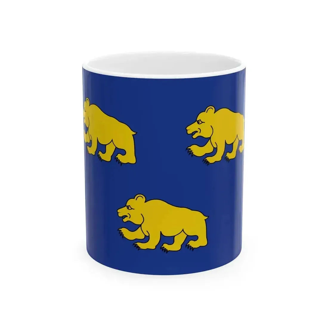 Beernem vlag (Belgium) White Coffee Mug 11oz - Go Mug Yourself