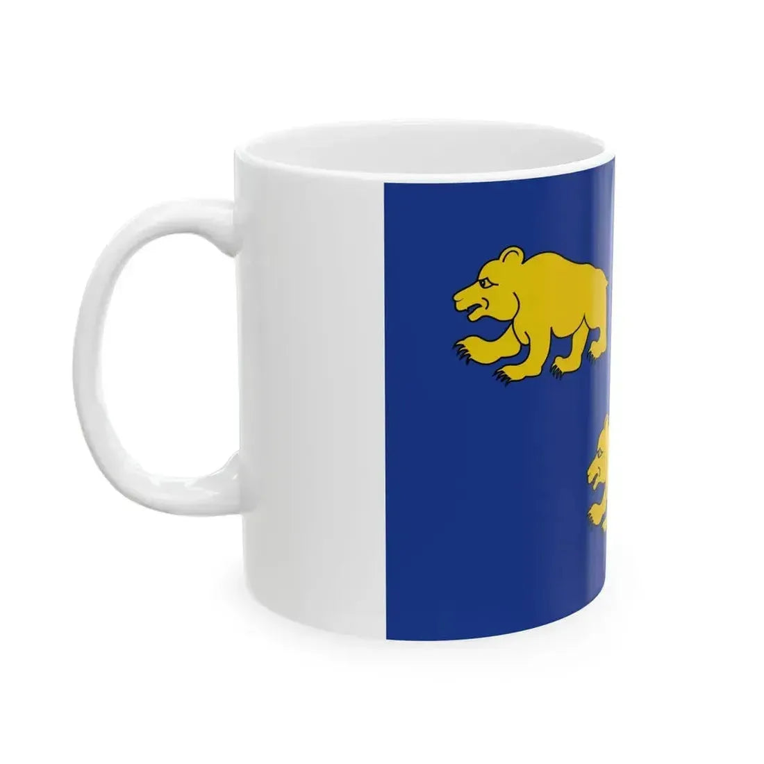 Beernem vlag (Belgium) White Coffee Mug - Go Mug Yourself