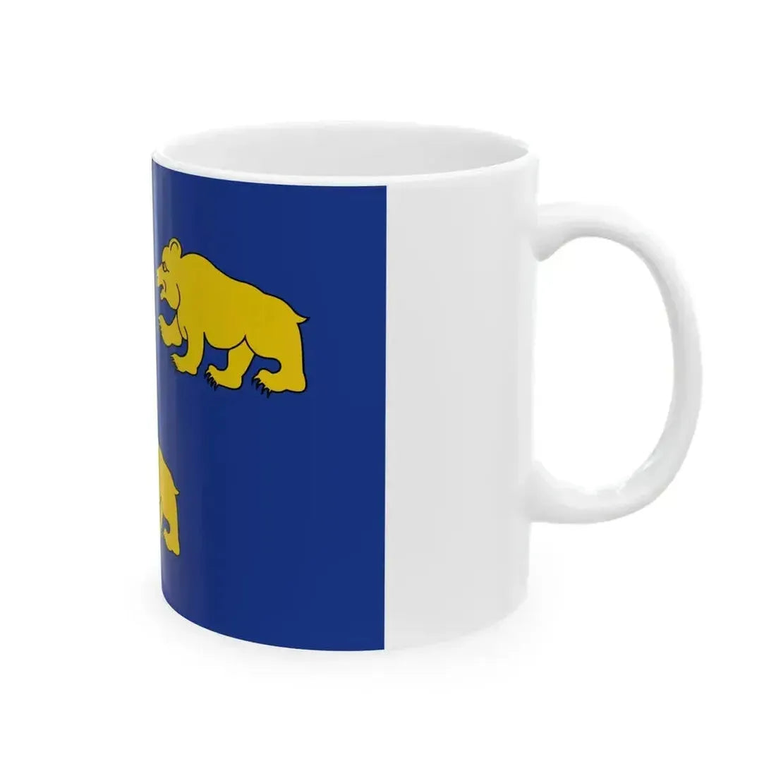 Beernem vlag (Belgium) White Coffee Mug - Go Mug Yourself