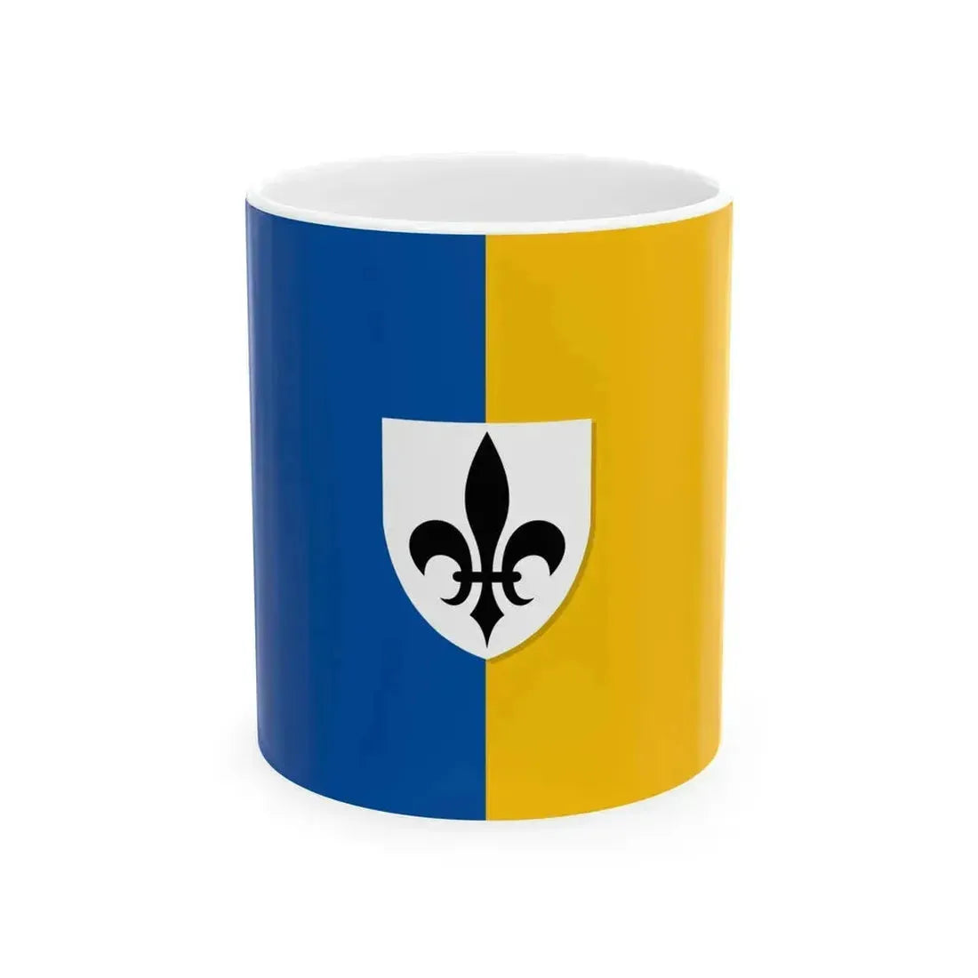 Begijnendijk vlag (Belgium) White Coffee Mug 11oz - Go Mug Yourself