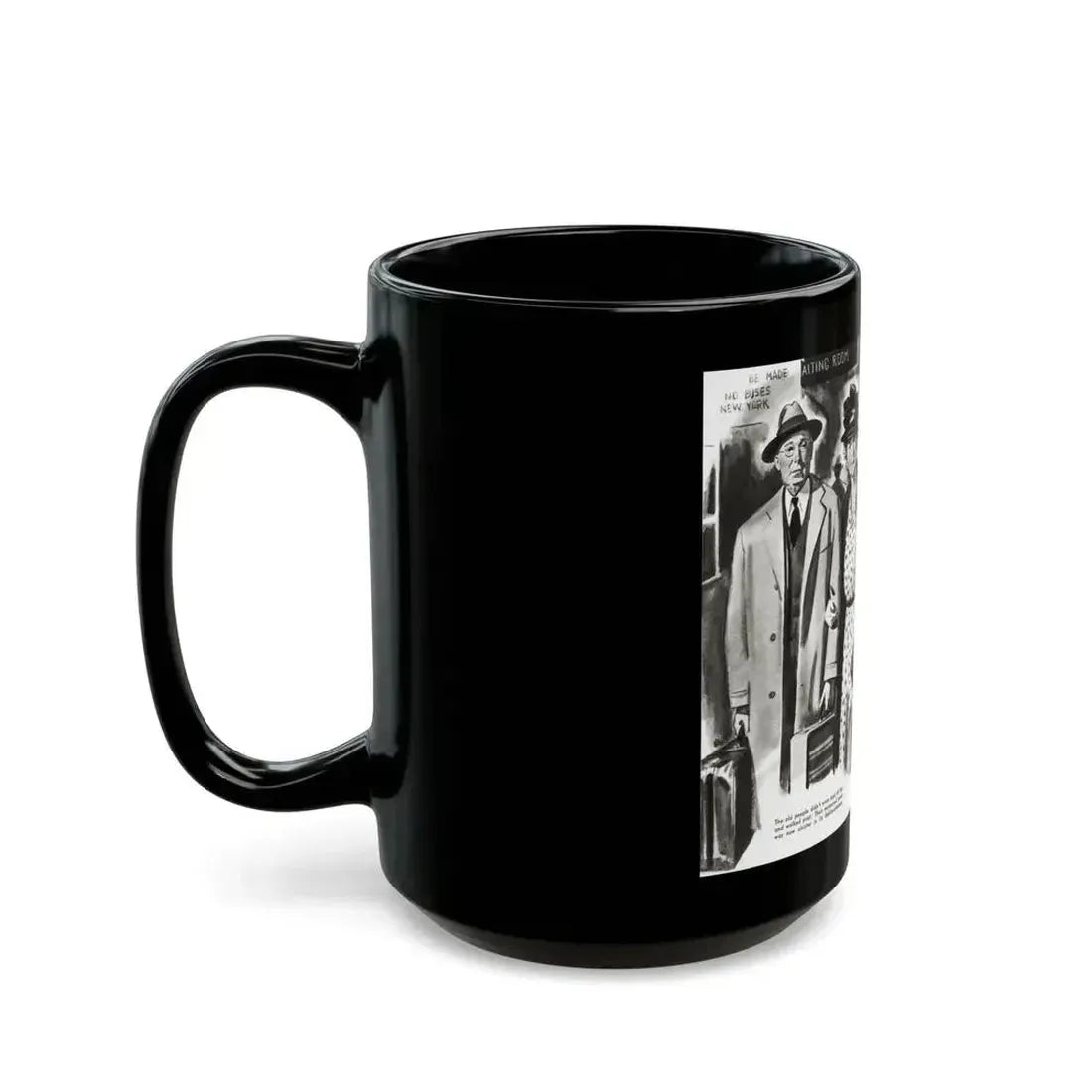 Beginning - Footsteps Behind Her, Liberty magazine, June 21, 1941 - Black Coffee Mug - Go Mug Yourself