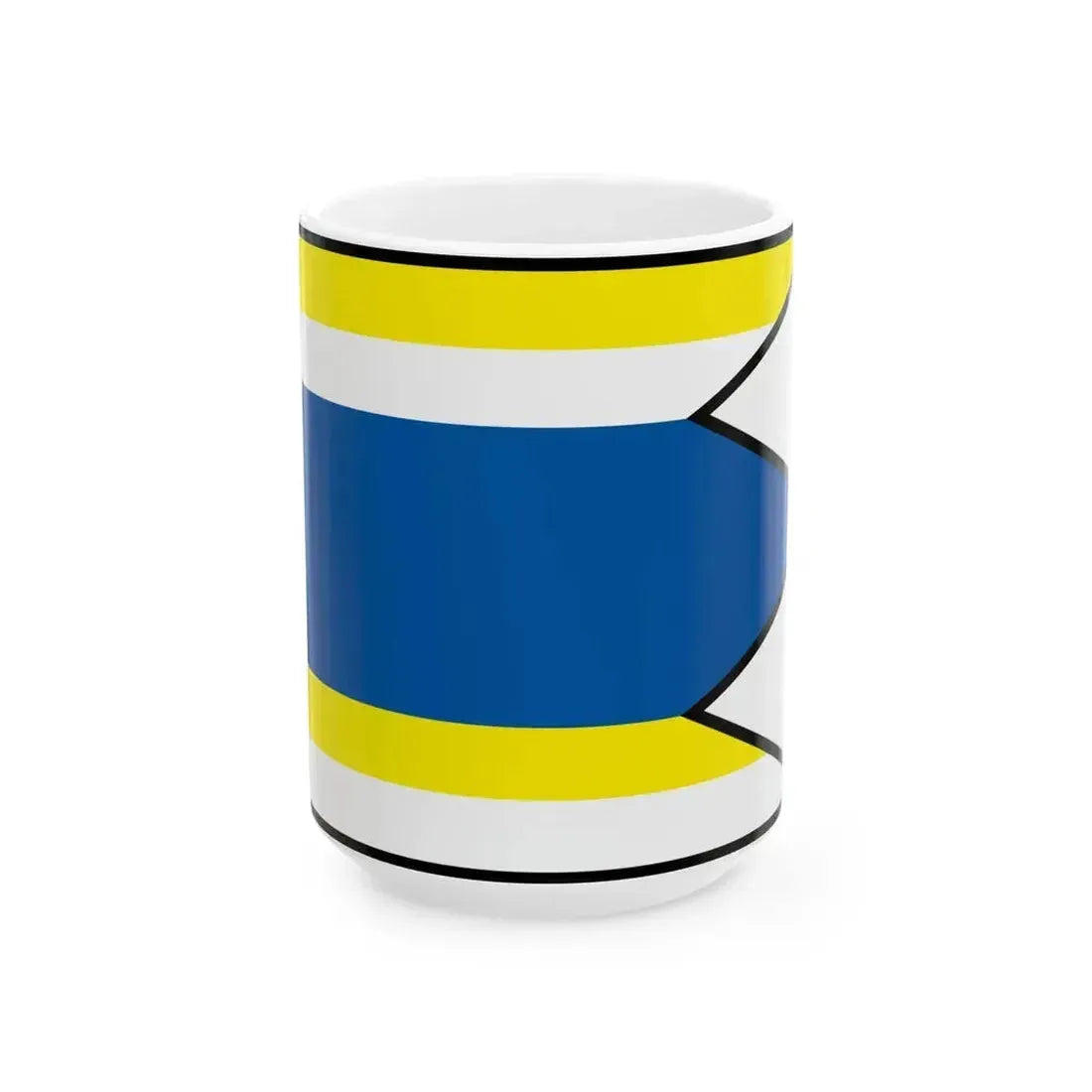Beharovce Levoca Flag (Slovakia) White Coffee Mug 15oz - Go Mug Yourself