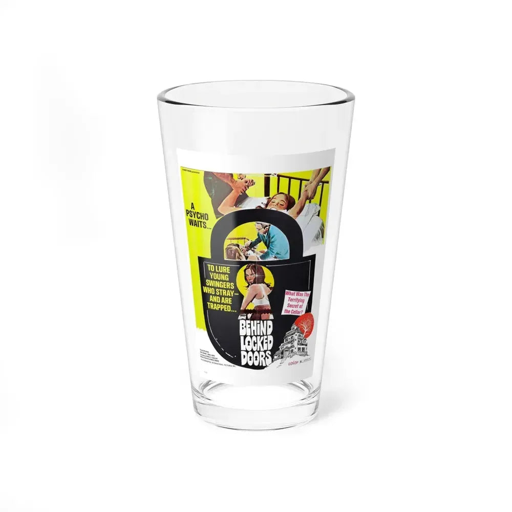 BEHIND LOCKED DOORS 1948 Movie Poster - Pint Glass 16oz 16oz - Go Mug Yourself