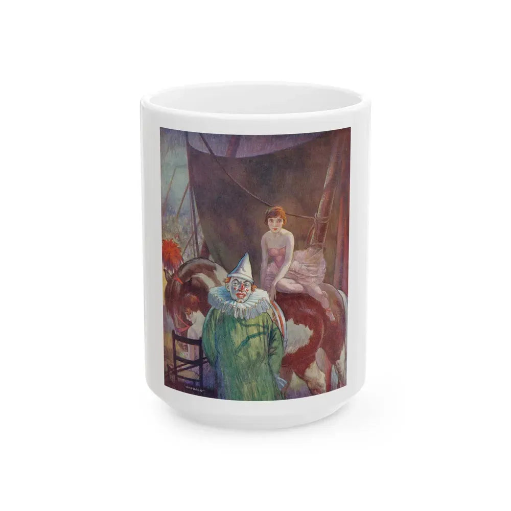Behind The Scenes At A Circus, Help Yourself Annual, 1931 - White Coffee Mug 15oz - Go Mug Yourself