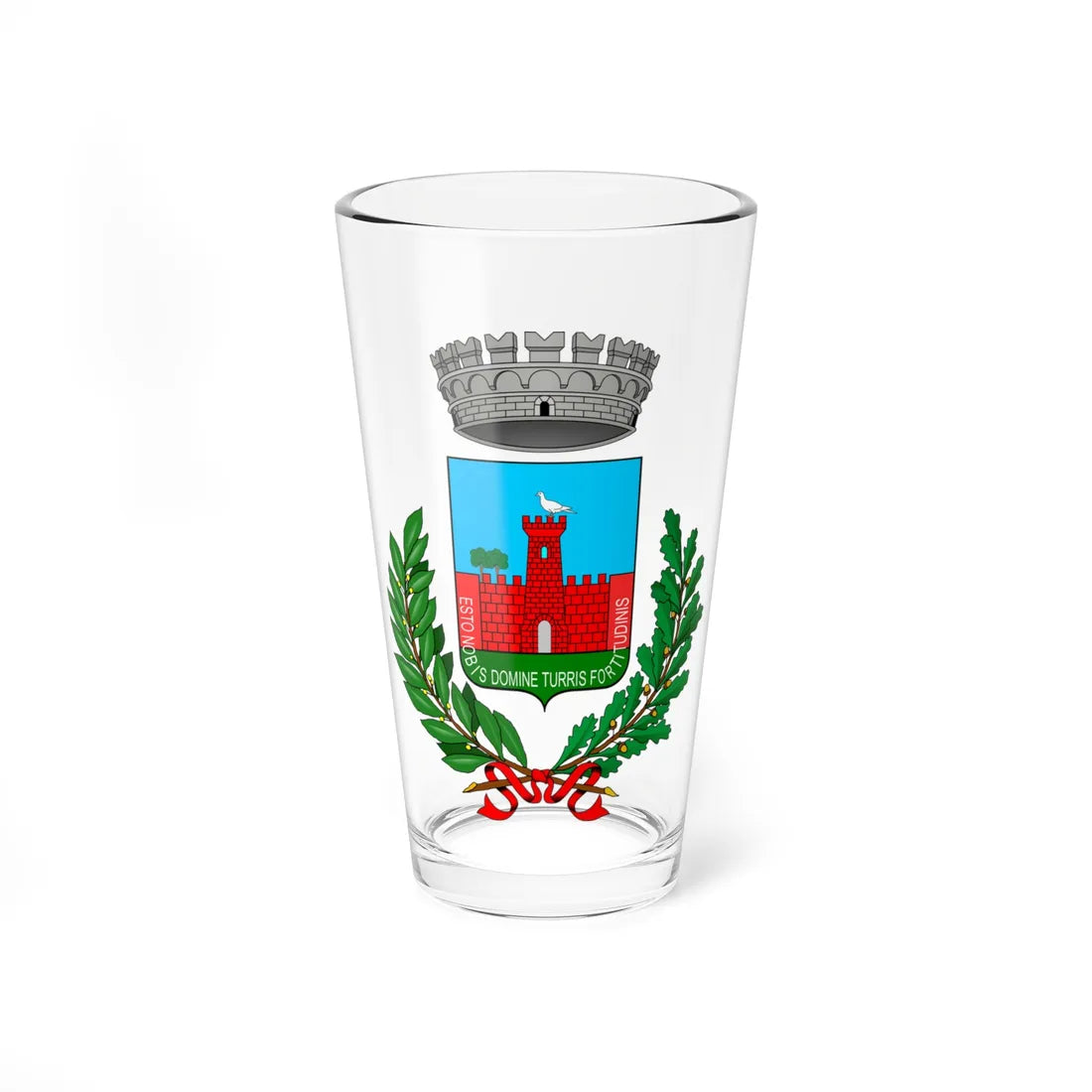 Beinette-Stemma (Italy) (Coat of Arms) Pint Glass 16oz 16oz - Go Mug Yourself