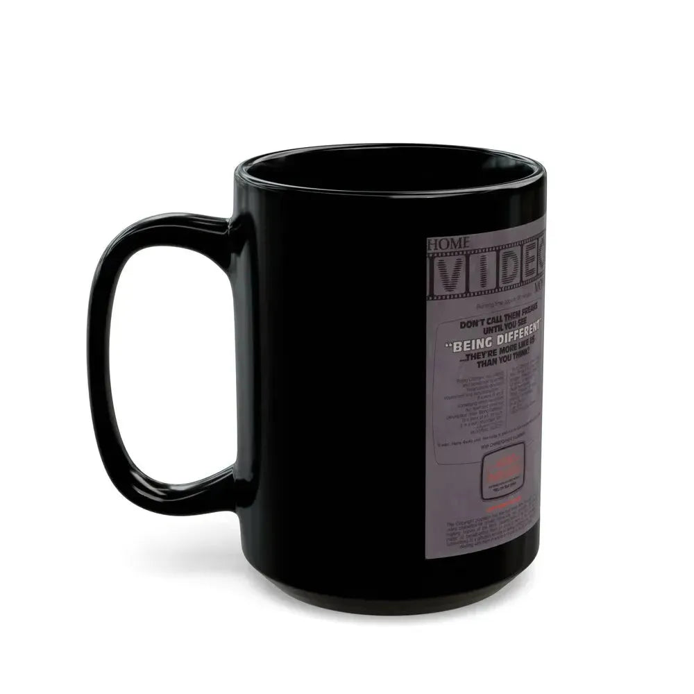 BEING DIFFERENT (VHS COVER) - Black Coffee Mug - Go Mug Yourself