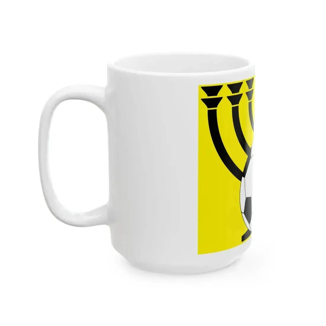 Beitar Jerusalem Menorah (Israel) White Coffee Mug - Go Mug Yourself