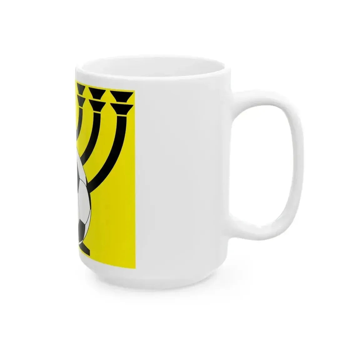 Beitar Jerusalem Menorah (Israel) White Coffee Mug - Go Mug Yourself