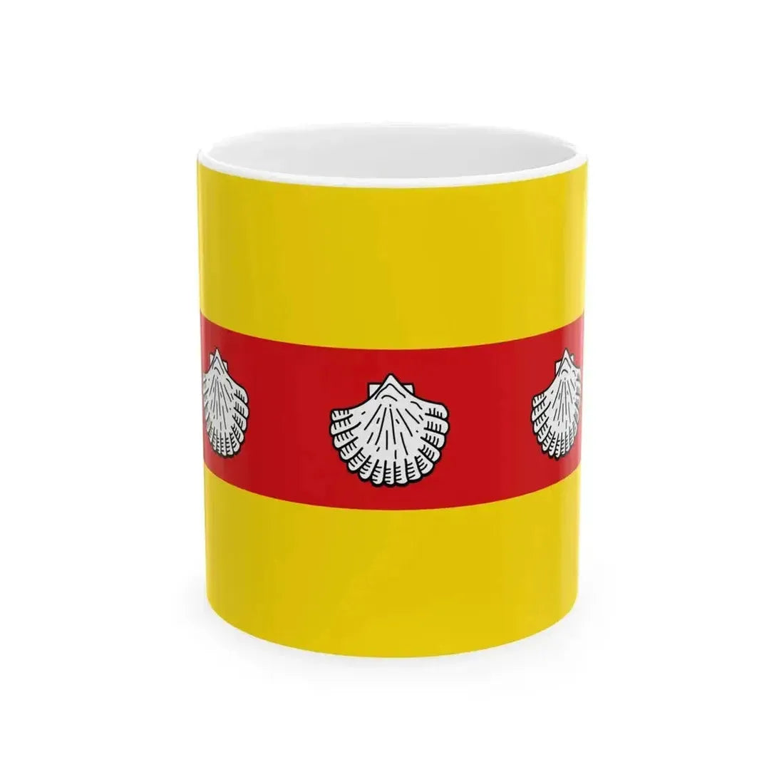 BEL Knokke-Heist Flag (Belgium) White Coffee Mug 11oz - Go Mug Yourself