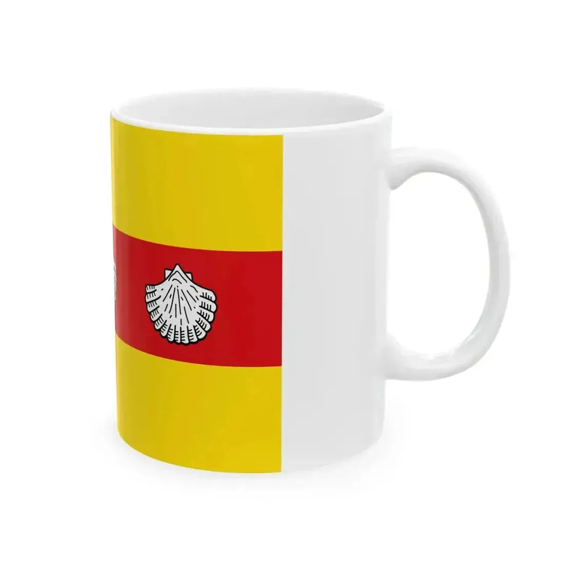 BEL Knokke-Heist Flag (Belgium) White Coffee Mug - Go Mug Yourself