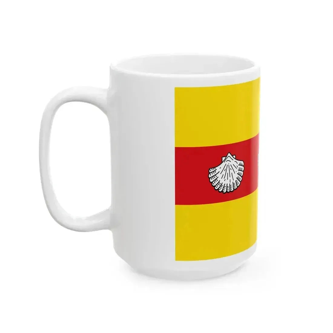 BEL Knokke-Heist Flag (Belgium) White Coffee Mug - Go Mug Yourself