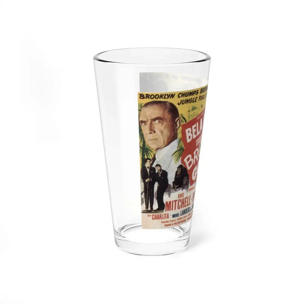 BELA LUGOSI MEETS A BROOKLYN GORILLA 1952 Movie Poster - Pint Glass 16oz - Go Mug Yourself