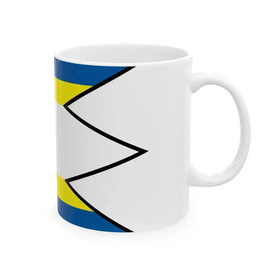 Bela Zilina Flag (Slovakia) White Coffee Mug - Go Mug Yourself