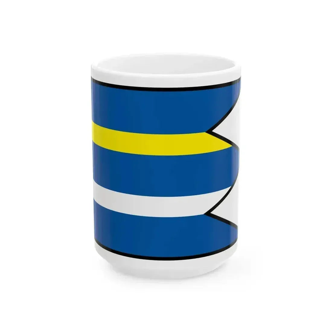 Beladice Zlate Moravce Flag (Slovakia) White Coffee Mug 15oz - Go Mug Yourself