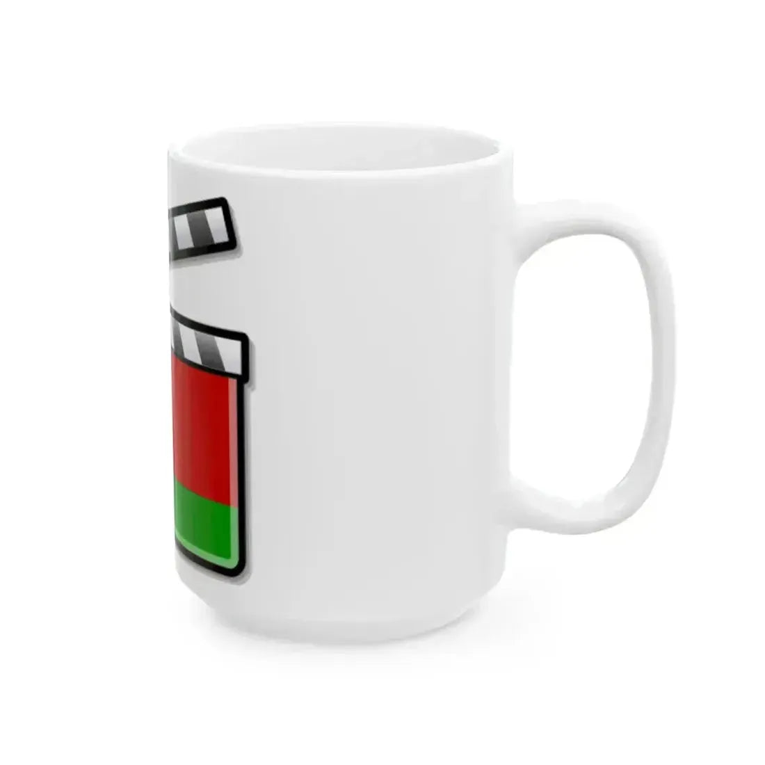 Belarus film clapperboard (Belarus) White Coffee Mug - Go Mug Yourself