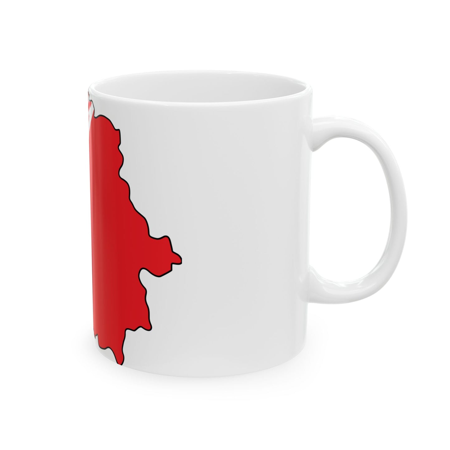 Belarus map and flag (Belarus) White Coffee Mug-Go Mug Yourself
