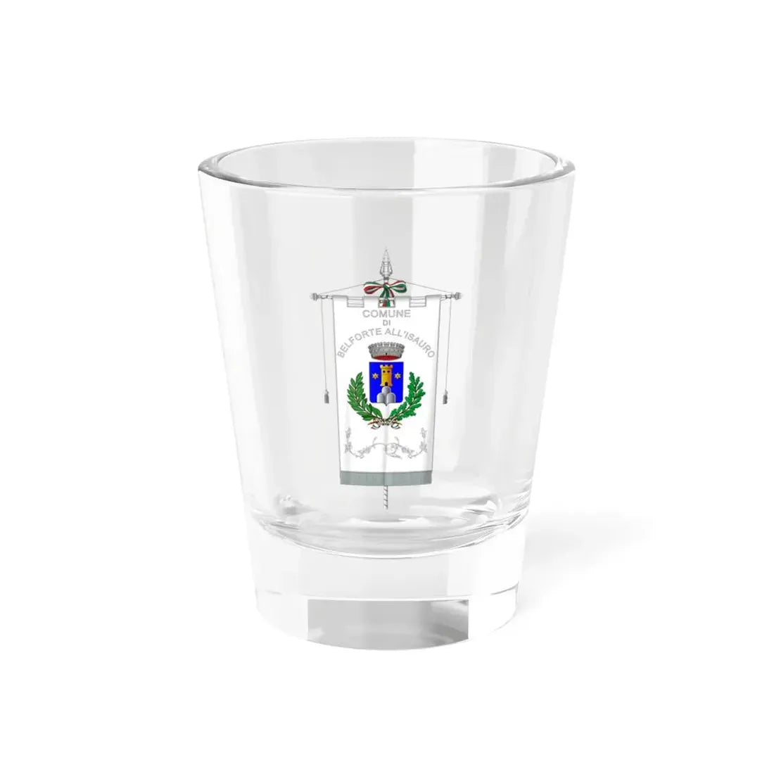 Belforte allIsauro-Gonfalone (Italy) Shot Glass 1.5oz 1.5oz - Go Mug Yourself