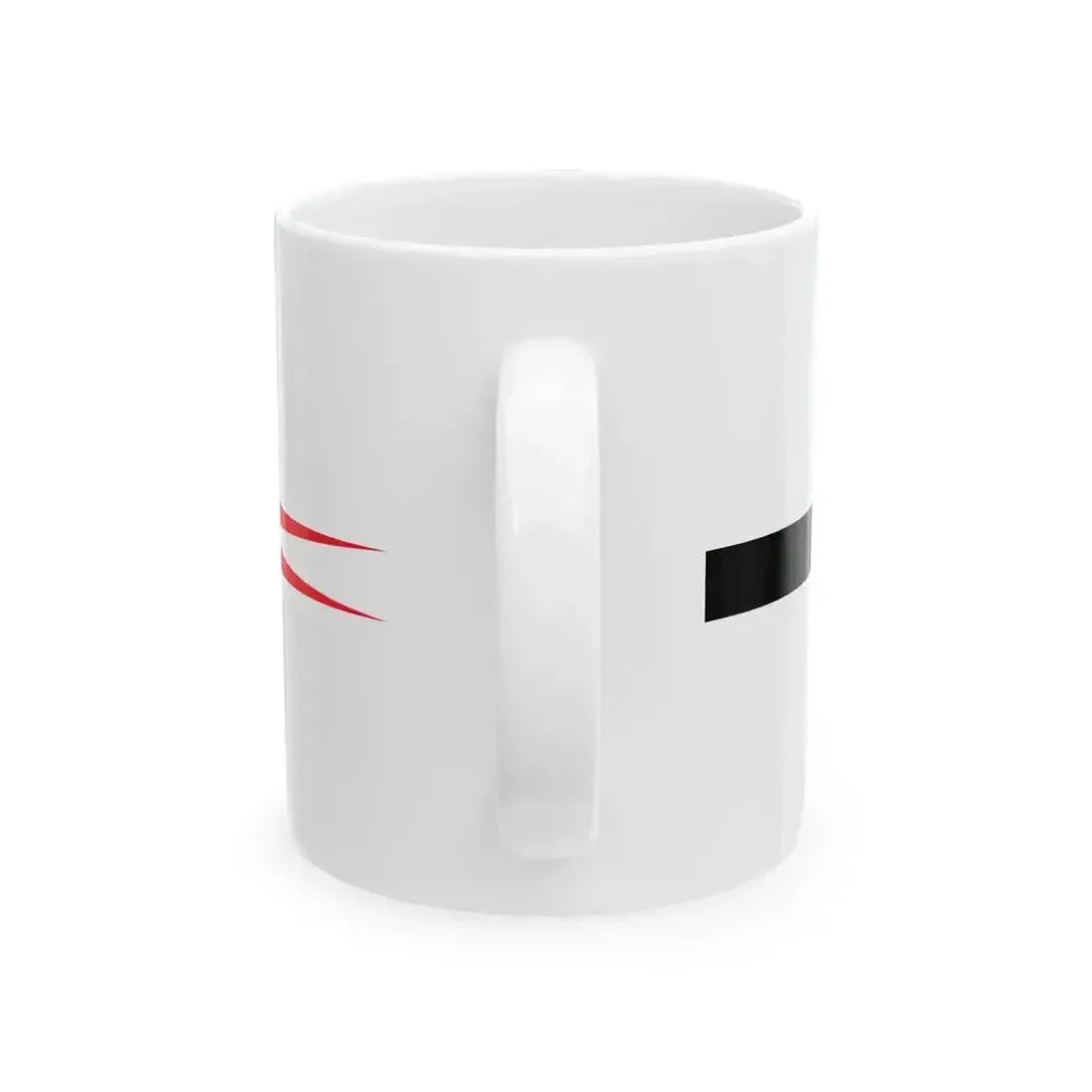 Belgian Navy commissioning pennant (Belgium) White Coffee Mug - Go Mug Yourself