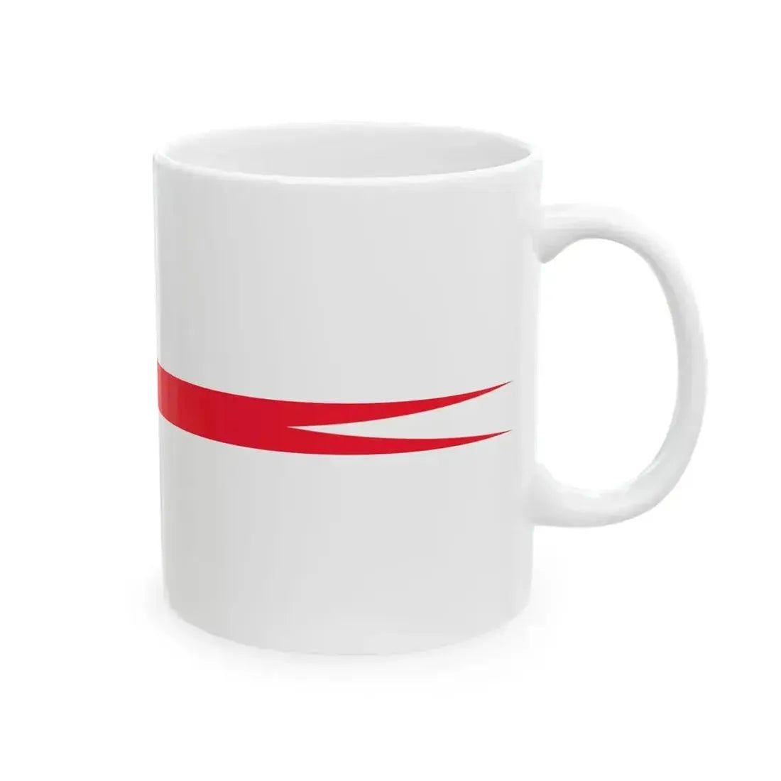 Belgian Navy commissioning pennant (Belgium) White Coffee Mug - Go Mug Yourself