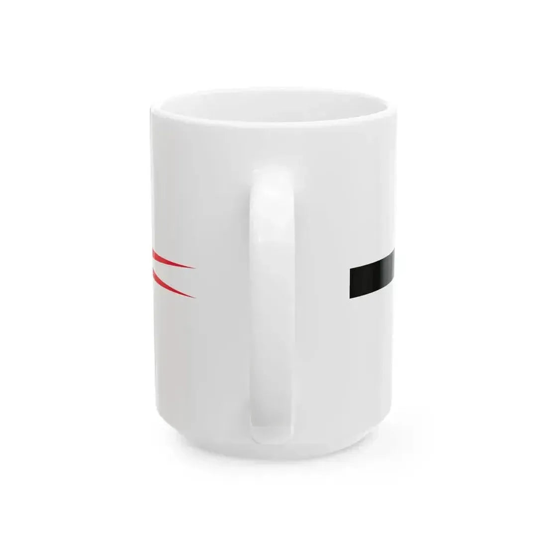 Belgian Navy commissioning pennant (Belgium) White Coffee Mug - Go Mug Yourself