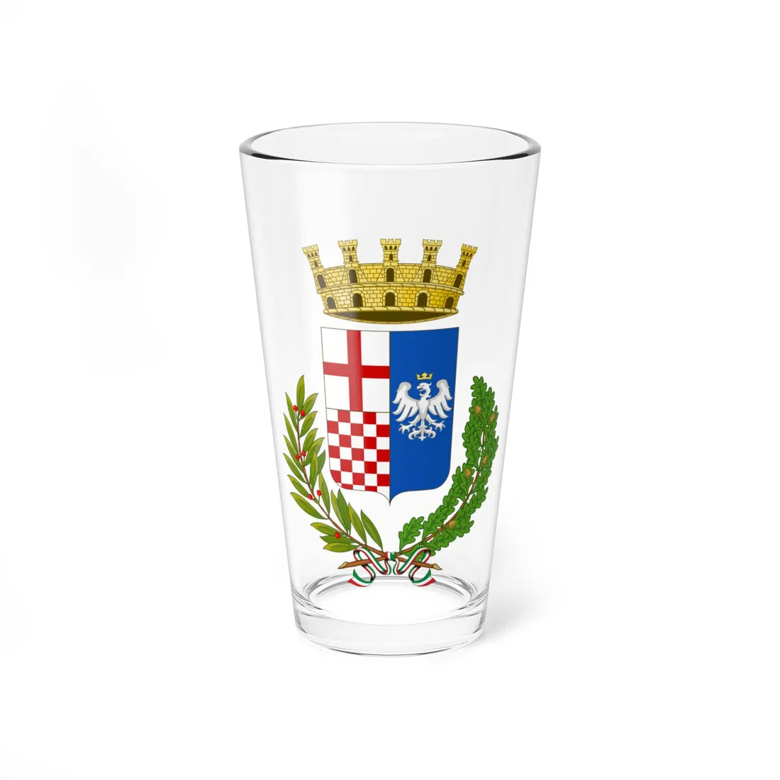 Belgioioso-Stemma (Italy) (Coat of Arms) Pint Glass 16oz 16oz - Go Mug Yourself