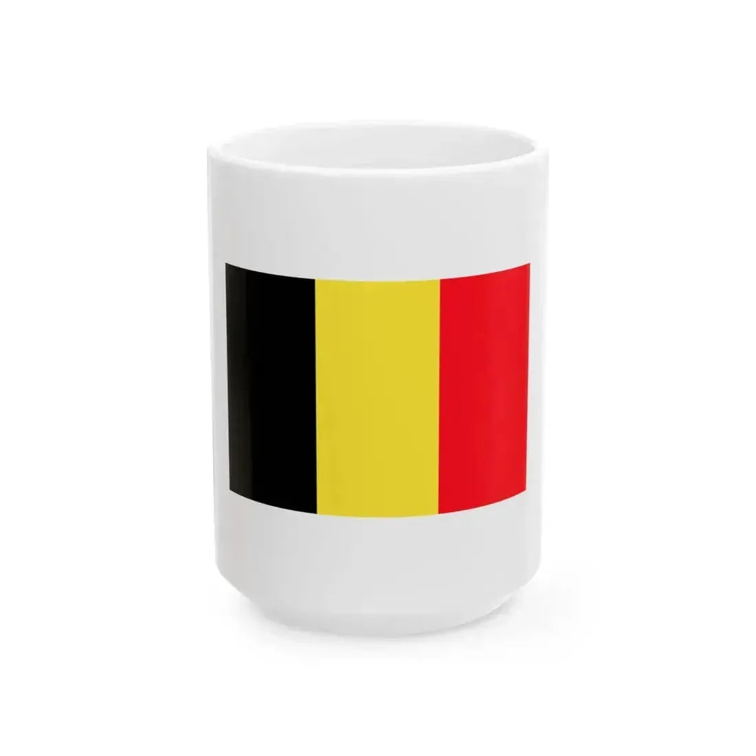 Belgium 67238 - The Noun Project (Belgium) White Coffee Mug 15oz - Go Mug Yourself